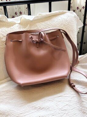 Blush Pink Long Crossbody Purse